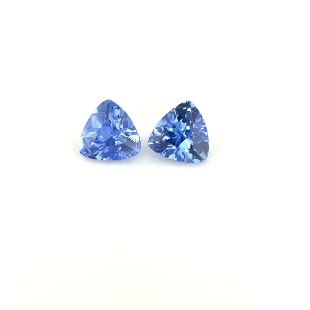 1ct Blue Sapphire Pair